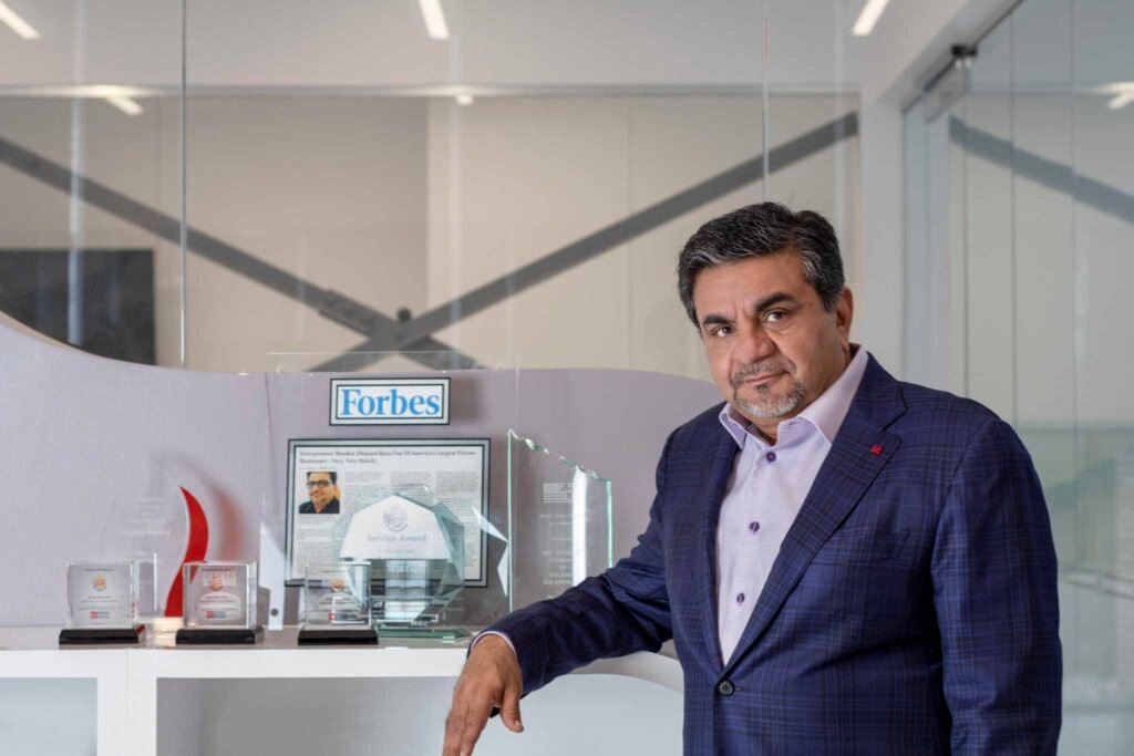 How does Dhanani Group compare to other big franchisees?